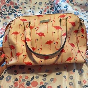 Rare pink flamingo purse